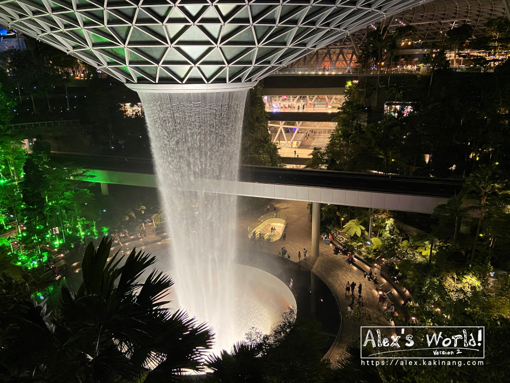 HSBC Rain Vortex at Jewel Changi Airport